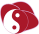 Yin Yang in Rose Logo