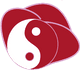 Yin Yang in Rose Logo